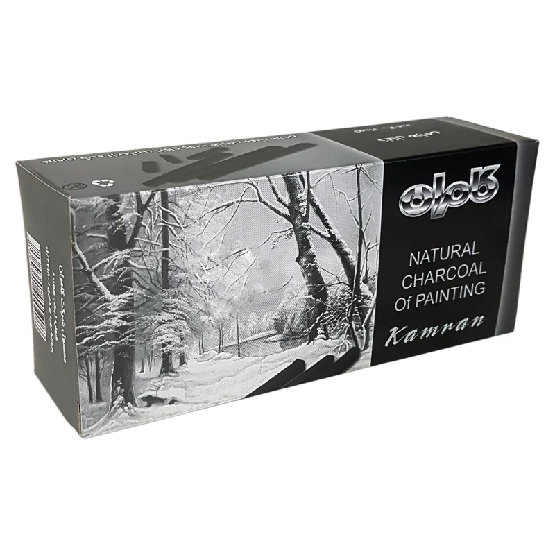 زغال طراحی طبیعی 40 عددی